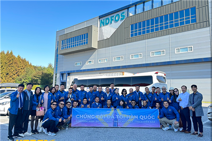 Ngôi Sao và các đối tác tới thăm nhà máy NDFOS – nơi sản xuất ra dòng phim cách nhiệt Ntech và CeraMAX