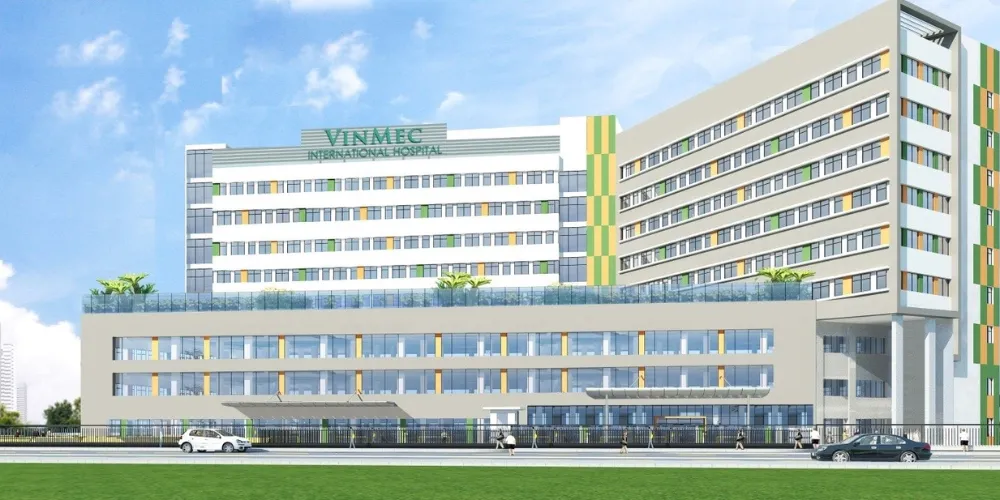 Dán phim cách nhiệt NTECH Silver Gray Bệnh viện Đa khoa Vinmec