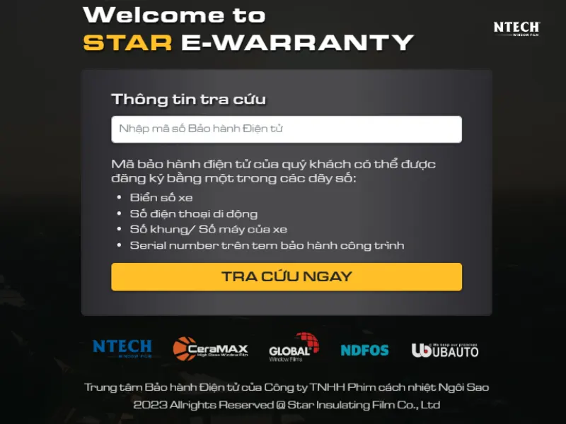 Kiểm tra chính sách bảo hành 