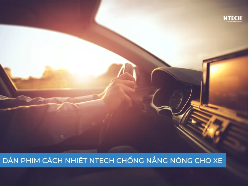 Dán phim cách nhiệt NTECH cho xe Toyota Innova chống nóng