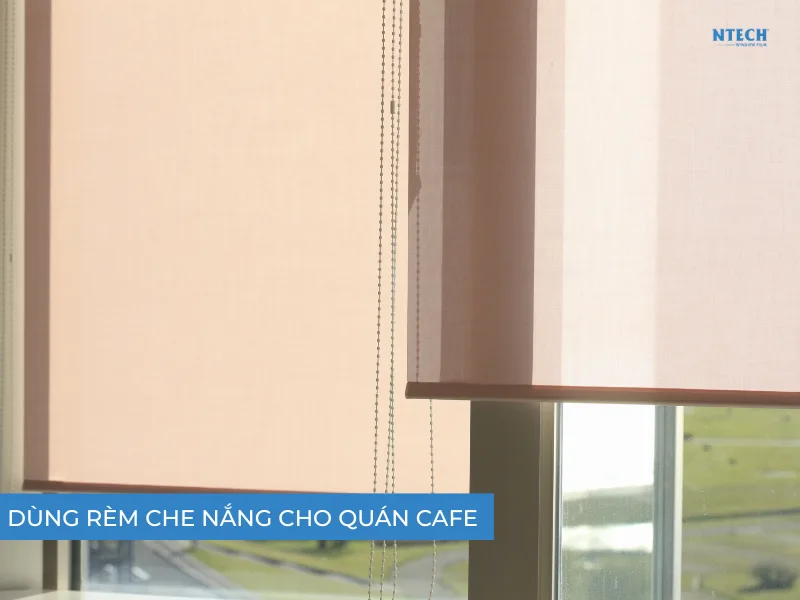 Dùng rèm che nắng chống nóng