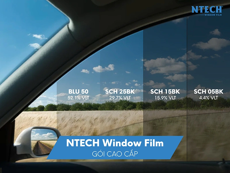 Độ xuyên sáng các mã phim dán gói Cao Cấp