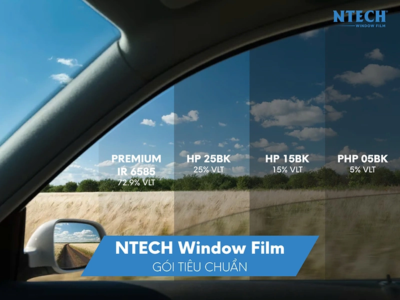 Độ xuyên sáng các mã phim dán gói Tiêu Chuẩn NTECH