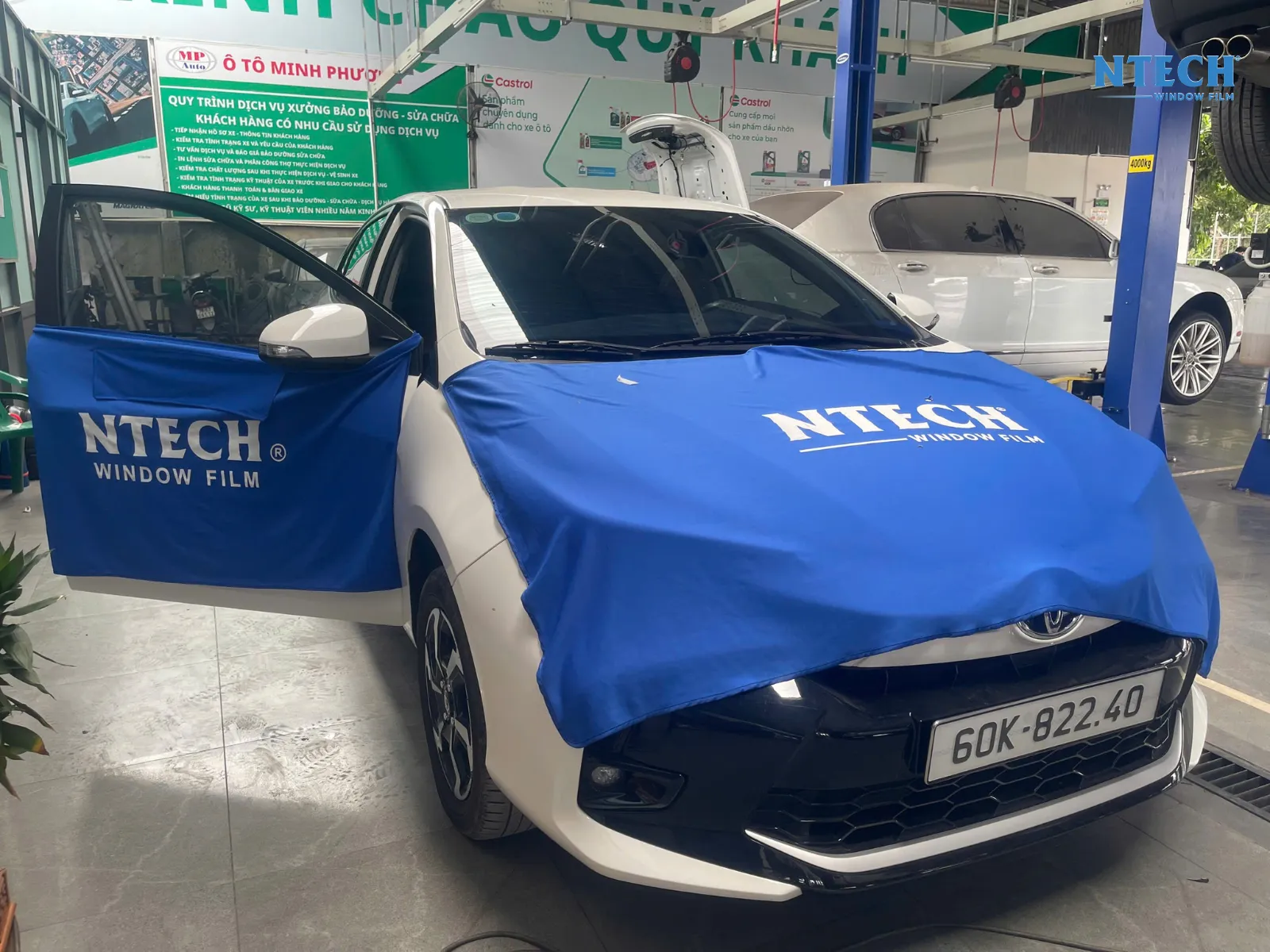 NTECH BLU 50 - Mã phim cách nhiệt chống chói dành cho xe hơi