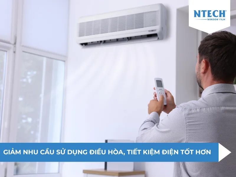 Dán phim cách nhiệt chống nóng văn phòng giúp tiết kiệm chi phí điện năng hiệu quả