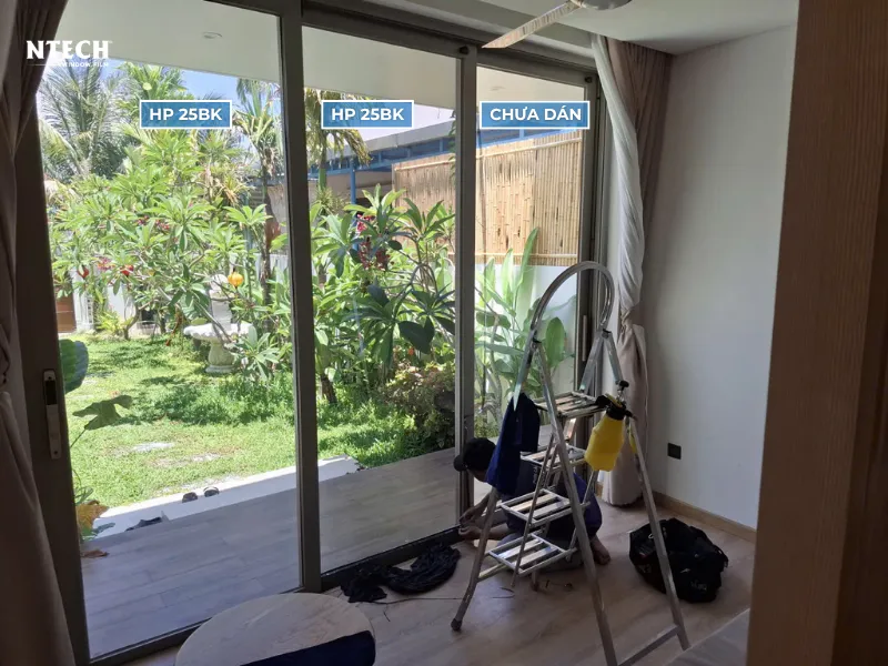 Hạn chế tình trạng ánh sáng chói và nhiệt lượng ảnh hưởng vào không gian bên trong