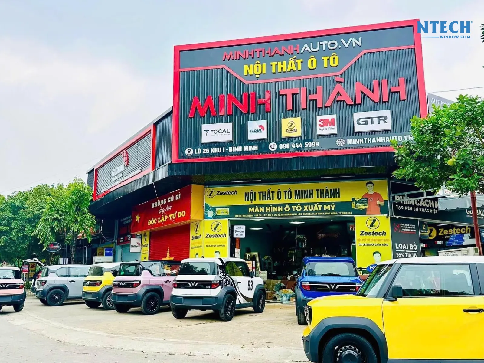 Minh Thành Auto – Địa chỉ dán phim cách nhiệt NTECH chính hãng, uy tín tại Thanh Hóa