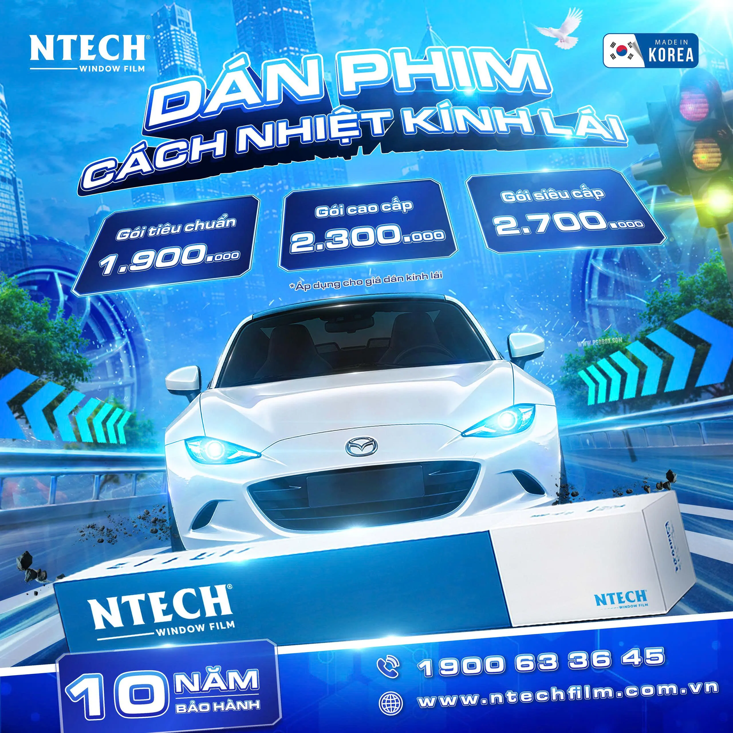 Vì sao nên chọn phim cách nhiệt ô tô NTECH