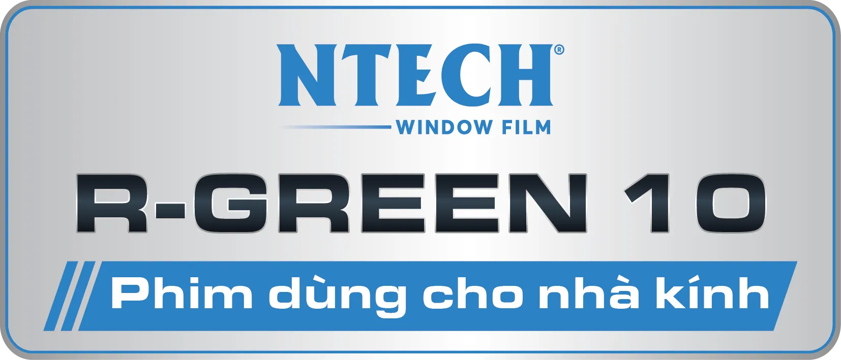 Mã 2 - NTECH R-GREEN 10: Chống nóng dịu mắt màu xanh lá cho nhà xưởng |. Top 5 decal dán kính phản quang chống nắng tốt cho nhà kính