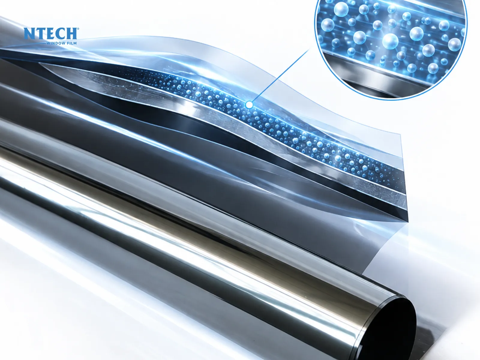 Công nghệ gốm Nano Ceramic chọn lọc quang học (Dòng NTECH SIR) | Công nghệ phim cách nhiệt NTECH Hàn Quốc bứt phá hiệu năng cản nhiệt cho ô tô và nhà kính