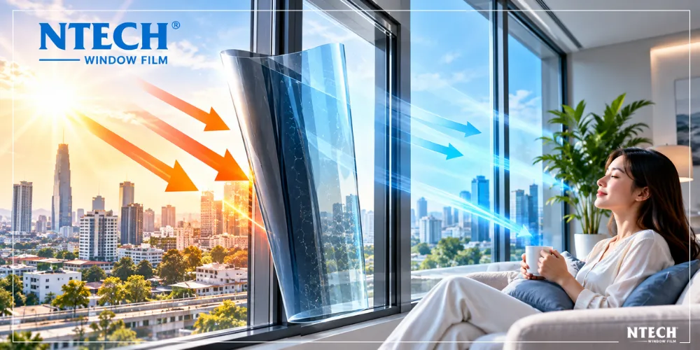 Decal chống chói cửa kính | Giải pháp cản nắng cản nhiệt hiệu quả cao