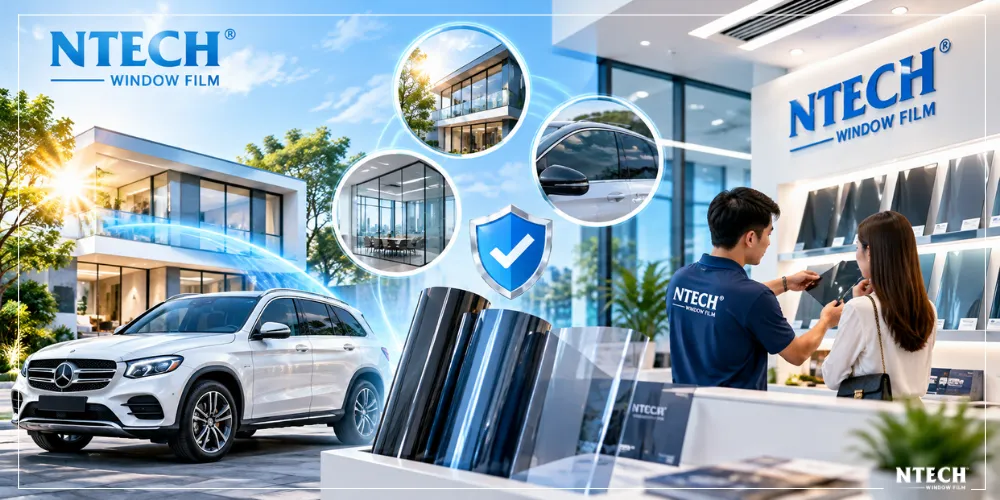 Mua giấy dán kính chống nắng ở đâu uy tín chính hãng giá tốt