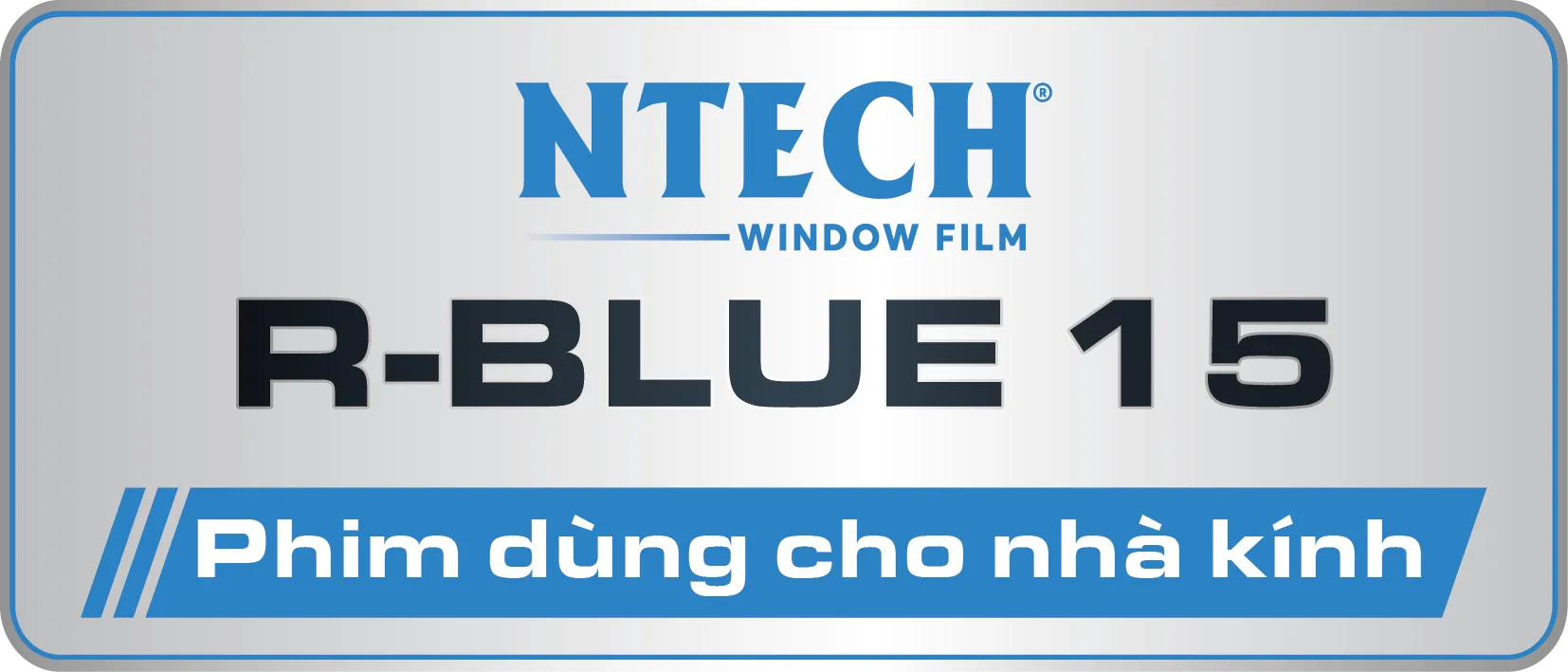 NTECH R-BLUE 15 - Phản quang màu xanh nước biển dịu mắt