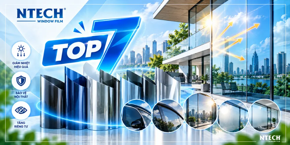 Top 7 mã giấy dán kính phản quang 1 chiều chống nóng tốt